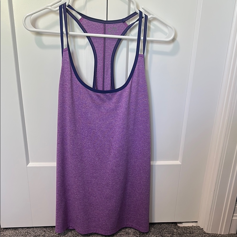 Champion Purple and Blue Racerback Athletic Tank